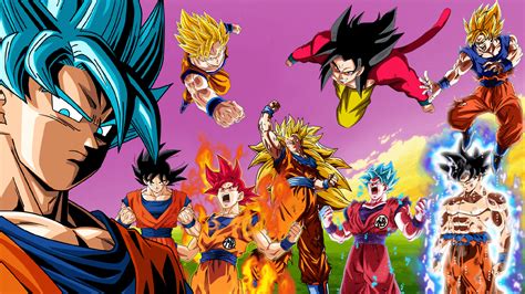 Goku All Forms Wallpaper Hd Gambarku