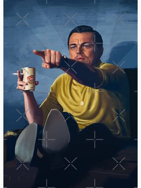 Pointing Leo Meme Poster For Sale By Mashz Redbubble