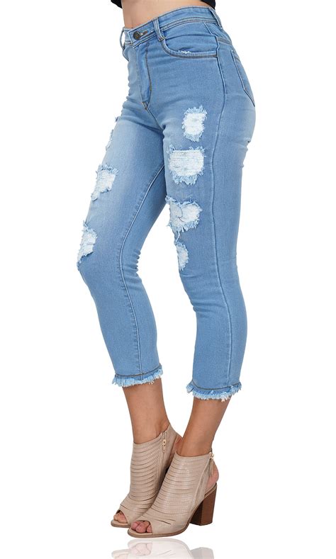 Buy Essence Women S Slim Fit Light Blue Jeans Online ₹1099 From Shopclues