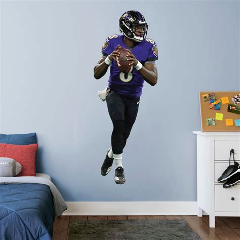 Lamar Jackson Nfl Removable Wall Decal Fathead Official Site