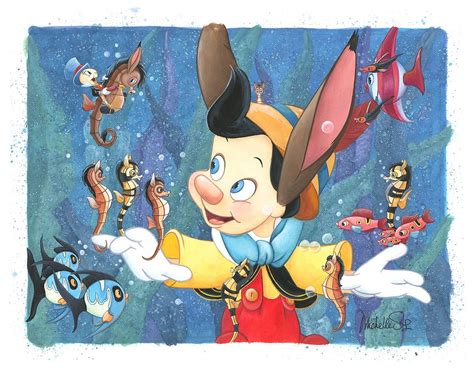 Original Water Color On Paper Disney Personagens Infantil