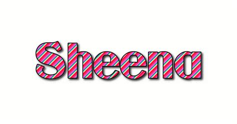 Sheena Logo Herramienta de diseño de nombres gratis de Flaming Text