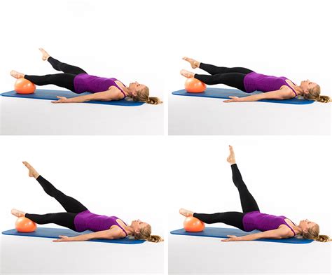 29 Pilates Core Exercises Using Ball Png Neck Exercise With Ball