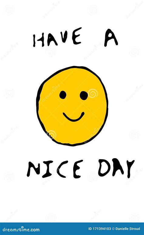 Have A Nice Day Stock Illustration Illustration Of Face 171394103