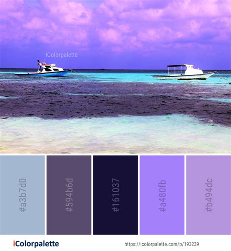 Color Palette Ideas From Sea Coastal And Oceanic Landforms Body Of