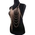Buy Wholesale Women Calssic Pearls Body Chain Bikini Bra Slave Harness V Necklace Waist Jewelry