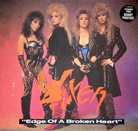 Vixen Edge Of A Broken Heart 12 Maxi Single American Female Hard Rock