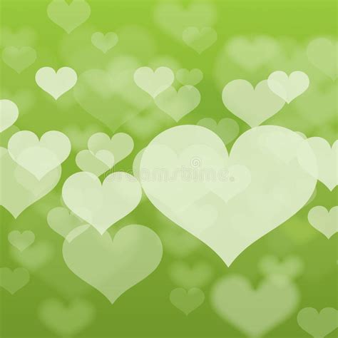 Lime Green Abstract Heart Background Stock Illustrations 196 Lime