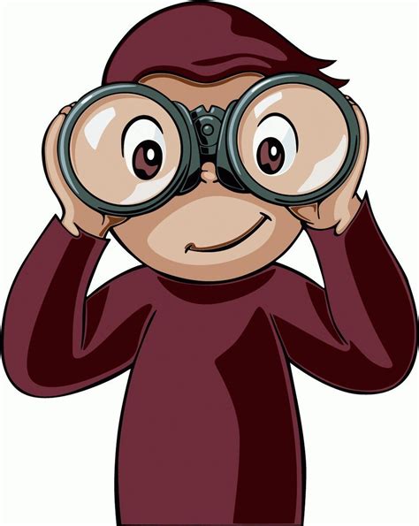 Curious George Binoculars Google Search Curious George Cartoon