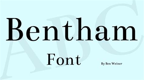 Bentham Font Free Download Dafont Online