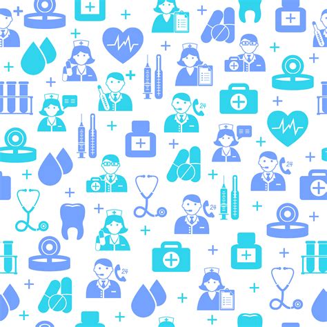 Medical seamless pattern background 436255 Vector Art at Vecteezy