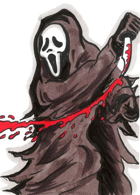 Ghost Face Drawing At Getdrawings Free Download