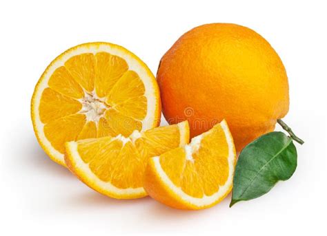 Oranges Isolated On White Background Stock Image Image Of Background