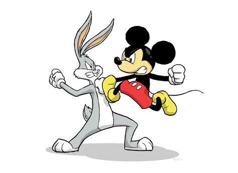 Bugs Bunny Vs Mickey Mouse