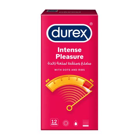 Durex Intense Pleasure Condom Pack Of 12 Buy At Best Price From Mumzworld