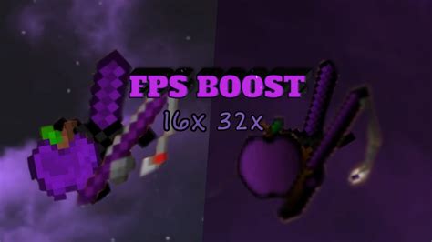 Purple Pvp Texture Packs Fps Boost Minecraft Youtube