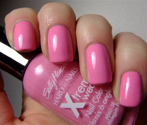 Sally Hansen Bubblegum Pink Pink Nail Polish Nail Polish Collection Sally Hansen Gorgeous