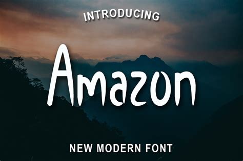 Amazon Font By Morningtimestudio · Creative Fabrica