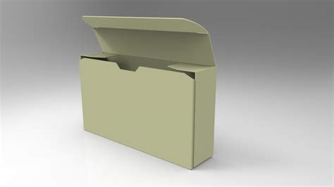 Cardboard Box 3d Cad Model Library Grabcad