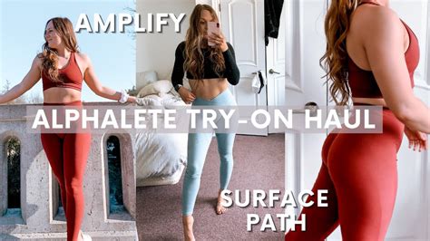 New Alphalete Amplify Leggings Honest Review Try On Youtube