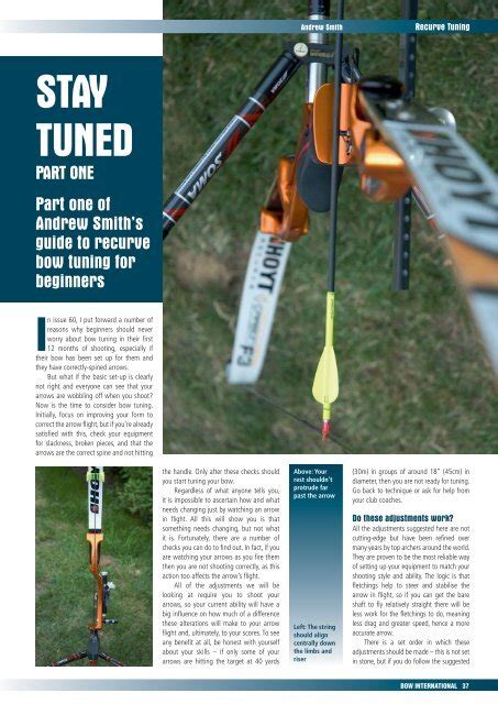 Issue 61 Beginners Recurve Bow Tuning Part 1 Perris Archery