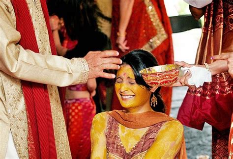 Haldi Rasam Hindu Wedding Ceremony Indian Wedding Hindu Ceremony