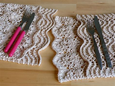 Updated, corrected, and charted for modern knitters. D.I.Y. placemats by anna_rave | Knitting Pattern | Lace ...
