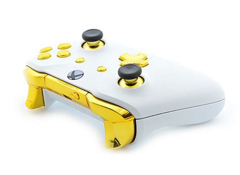 Whitegold Un Modded Custom Controller Compatible With Xbox Etsy