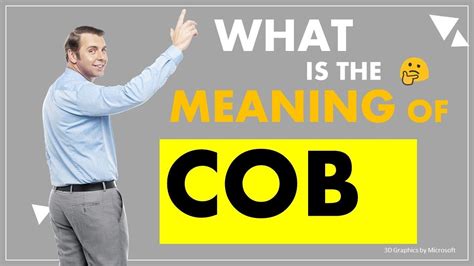 You know how online dating changed the ways of dating. COB - what is the meaning of Internet Slang - YouTube