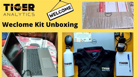 Unboxing Tiger Analytics Company Welcome Kit Video Tiger Analytics