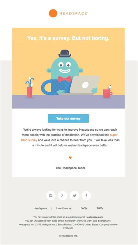 18 Wonderful Survey Invitation Email Examples And Why They Work