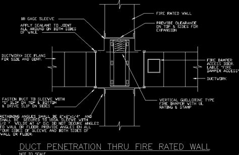 Fire Damper Section Cad Files Dwg Files Plans And Details 45 Off