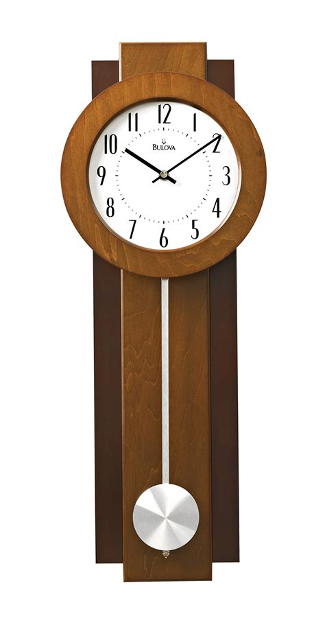 Bulova Avent Pendulum Deco Wall Clock C3383 Ebay