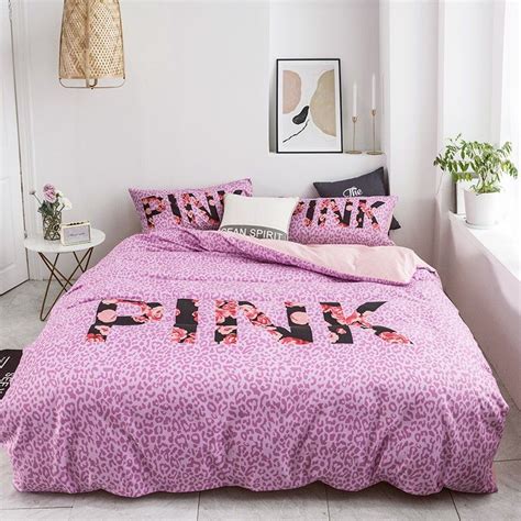 Victoria Secret Pink Modern Bedding Set Victoria Secret Bedding Sets Modern Bed Set Pink