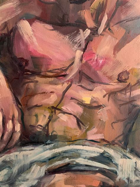 Male Nude Naked Man Nude Painting Gay Painting Homoerotic Original