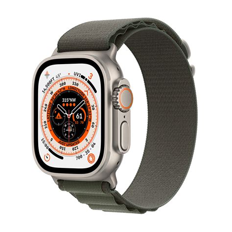 Apple Watch Ultra Gps Cellular 49mm Smart Watch Wrugged Titanium