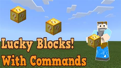 How To Create Lucky Blocks Using Commands On Minecraft Bedrock
