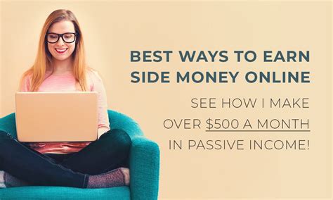 20 Easy Ways To Earn Side Money Online Beer Money Passive Income