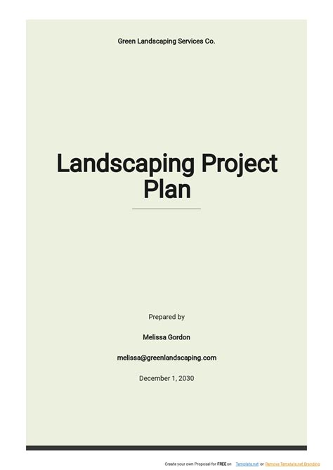 Landscaping Plan Templates 8 Docs Free Downloads