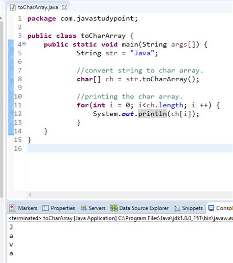 Instantiating an array in java. How to Convert a String to char array in Java ...