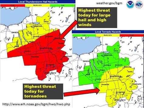 Severe Thunderstorms Expected In Central New York After 2 Pm