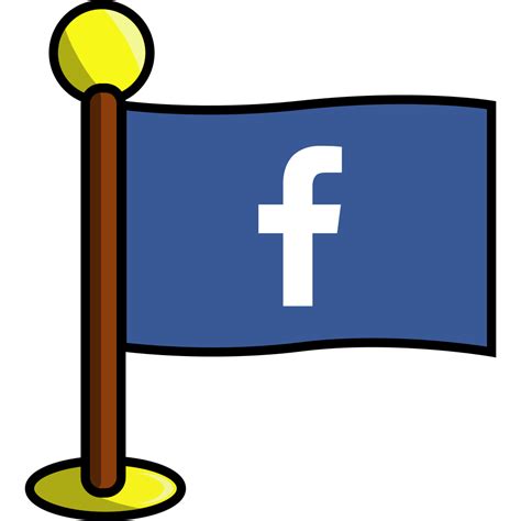 Facebook Flag Media Networking Social Icon Free Download