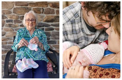 94 Year Old ‘nanny Crochets Extra Special T For Grieving Couple