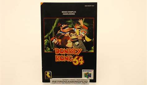 N64 Manual Donkey Kong 64 (fah) – Retro Gaming Fun