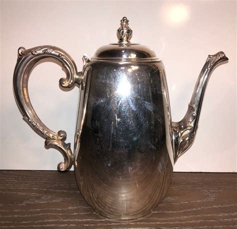 Vintage Wm Rogers Silver Plated Tea Pot Vintage Tea Pot Etsy