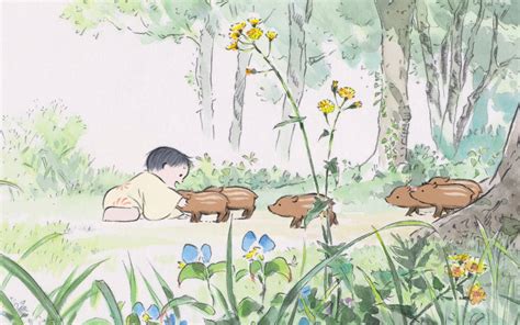 The Tale Of The Princess Kaguya Fondo De Pantalla Studio Ghibli Fondo