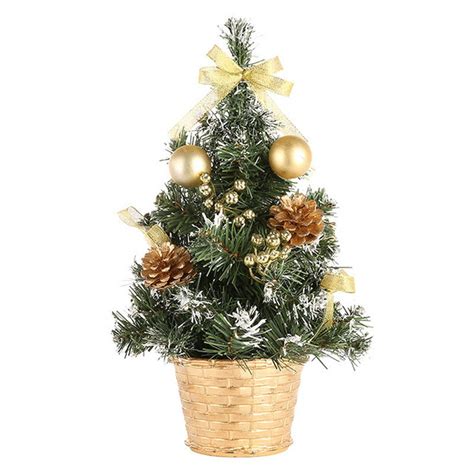 2019 Christmas Decorations Artificial Tabletop Mini