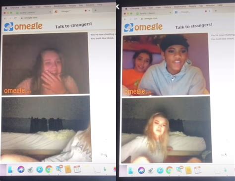 omegle user screams trying to alert stranger about figure behind her stop that s so scary