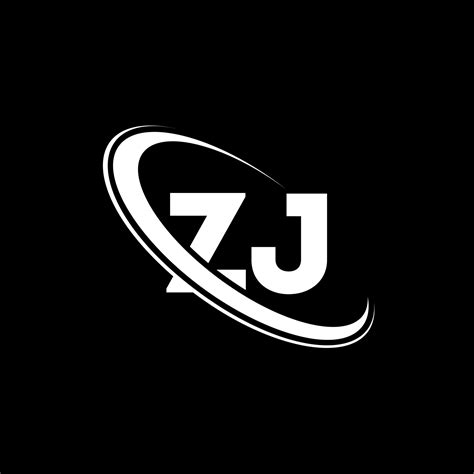 logotipo de zj diseño zj letra zj blanca diseño del logotipo de la letra zj letra inicial zj