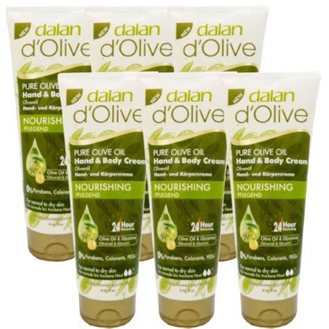 Dalan D Olive Pure Olive Oil Hand And Body Cream 6x250 Ml Nourishing